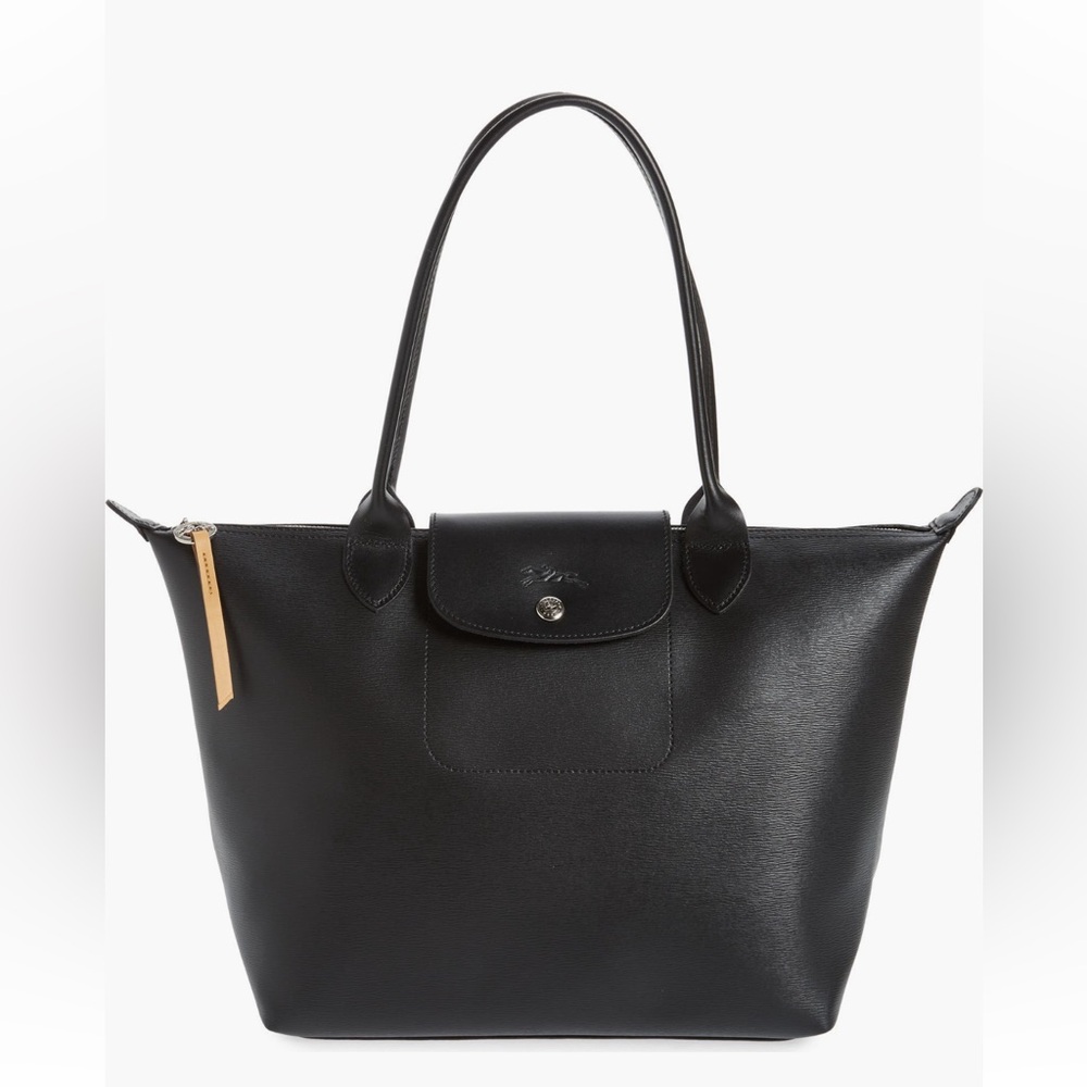 Longchamp Le Pliage Medium Tote Coated Canvas